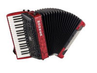 Hohner Bravo III 96 Silent Key Red Hohner Bravo III 96 Silent Key Red